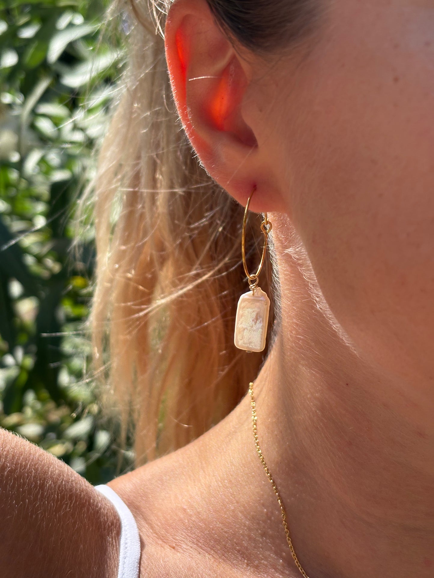 The Baroque Pearl Hoops