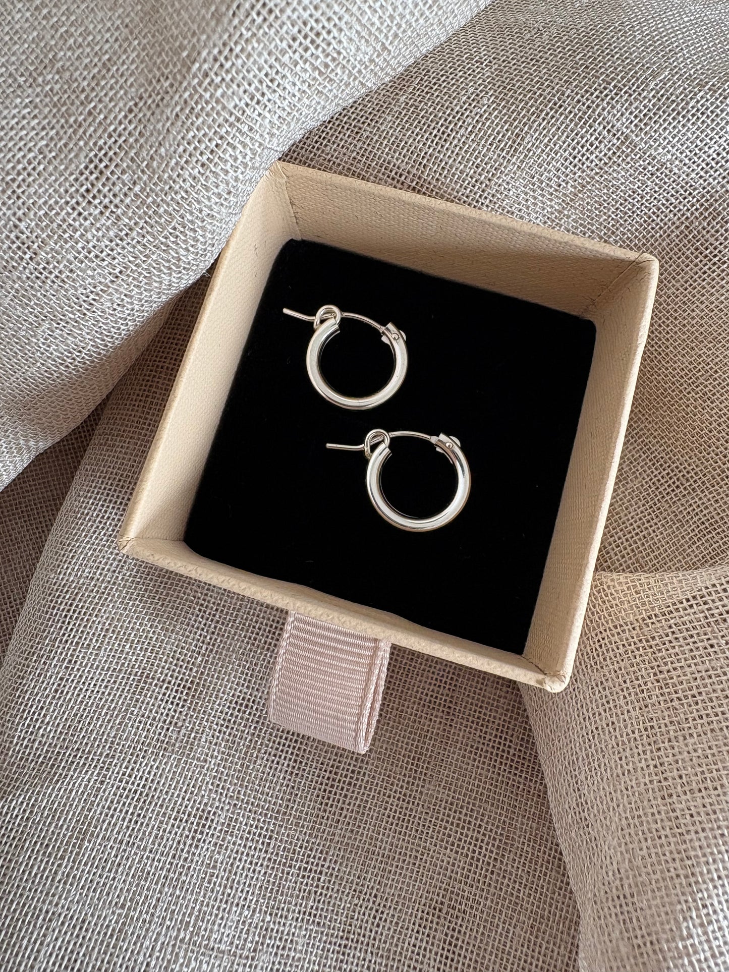 Everyday Silver hoops