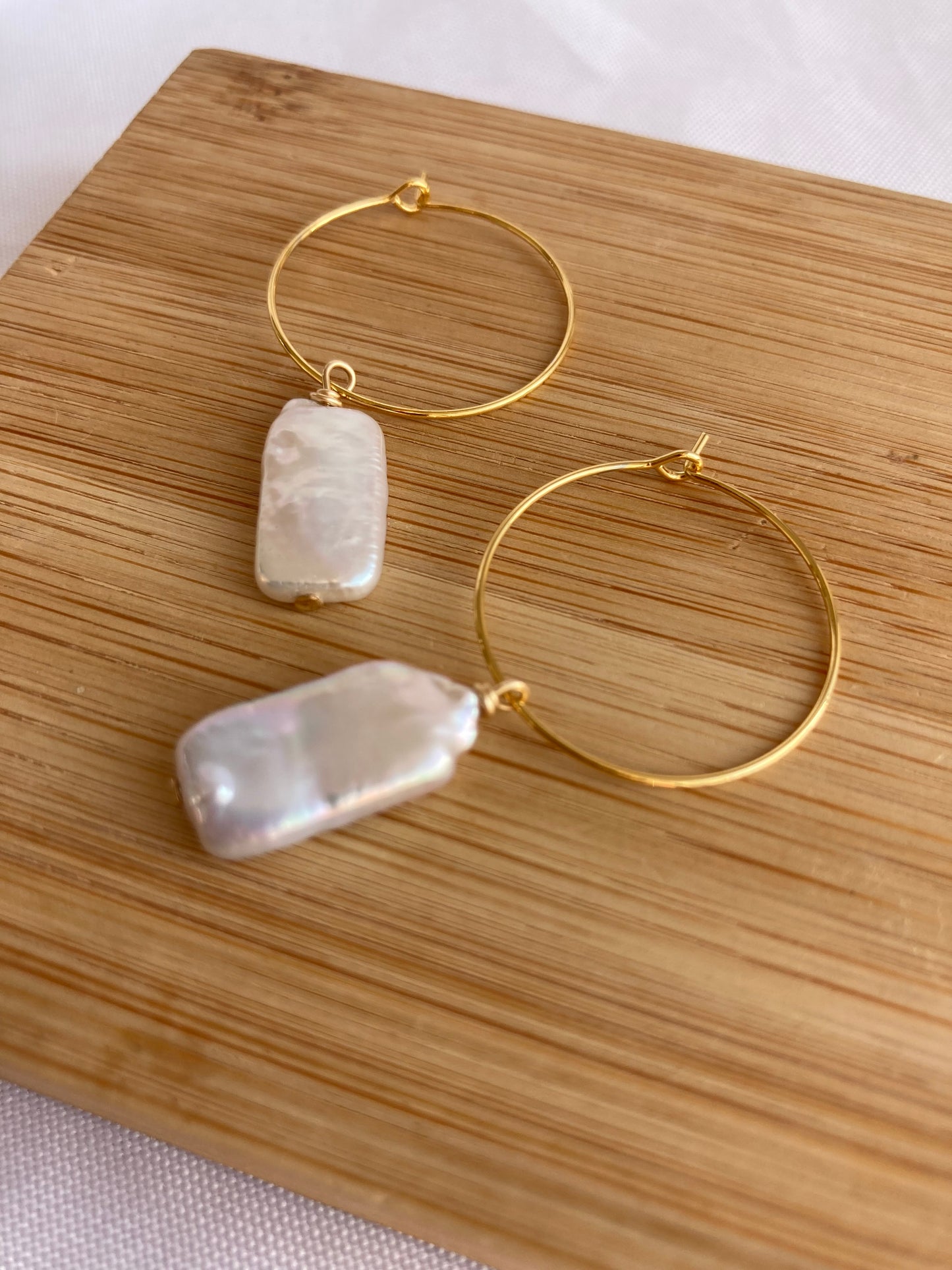 The Baroque Pearl Hoops