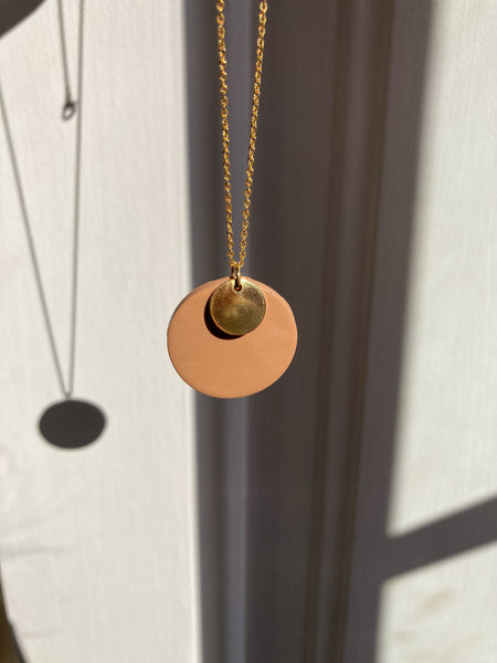 Eclipse Brown Necklace | The Eclipse (Brown) | Luna Ray Jewellery