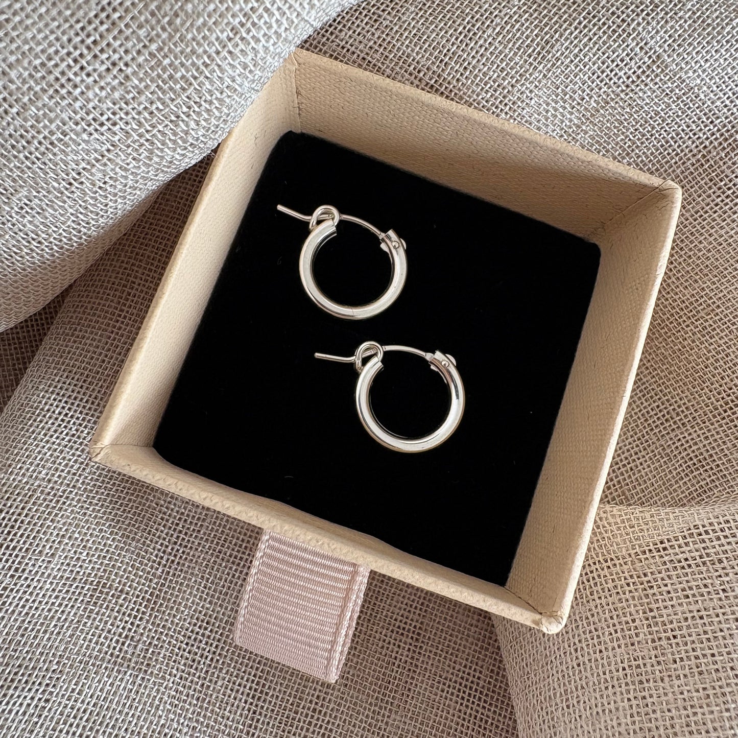 Everyday Silver hoops