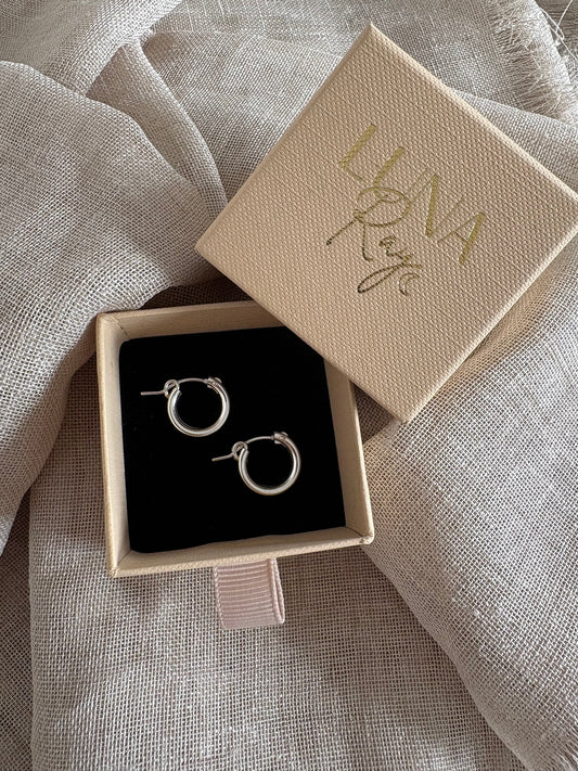 Everyday Silver hoops