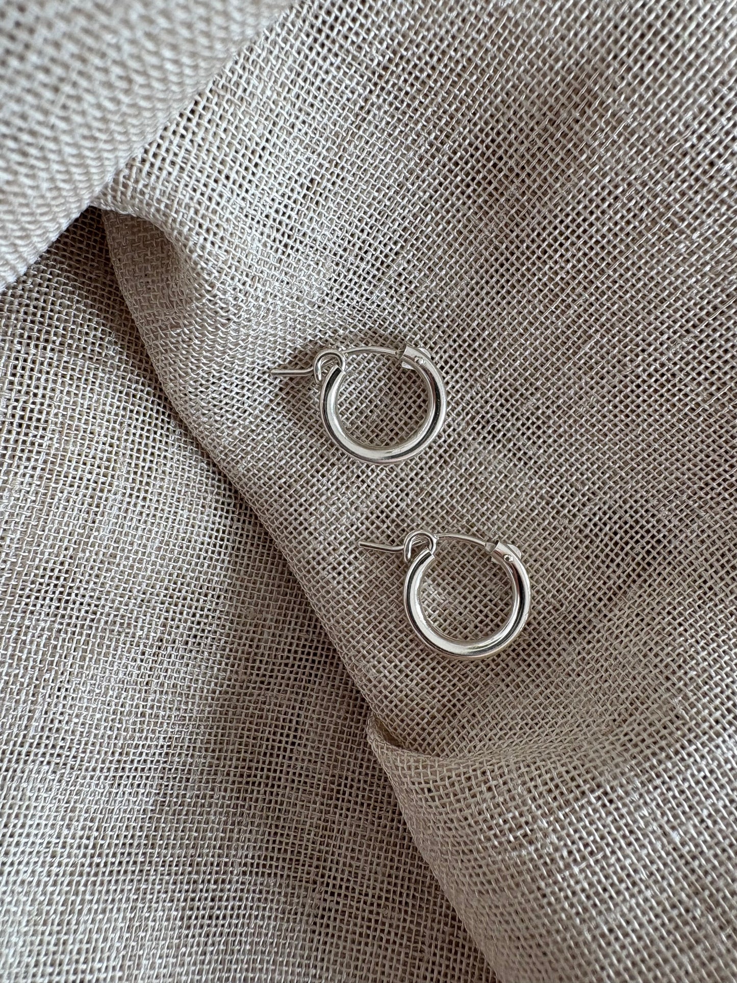 Everyday Silver hoops