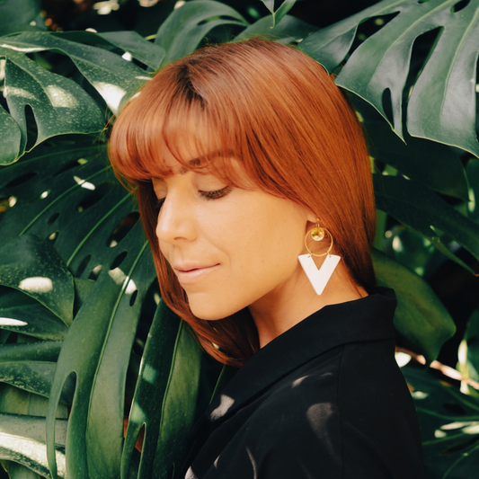 Speckled Clay Earrings | The Heidi | Luna Ray Jewellery