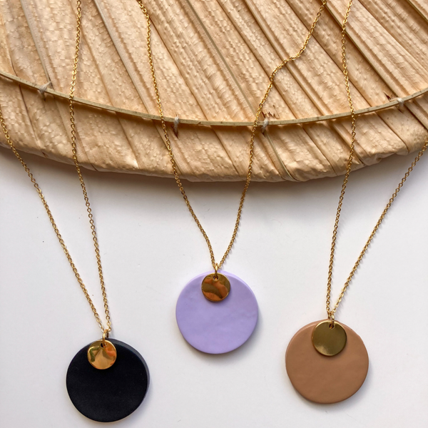 Eclipse Brown Necklace | The Eclipse (Brown) | Luna Ray Jewellery