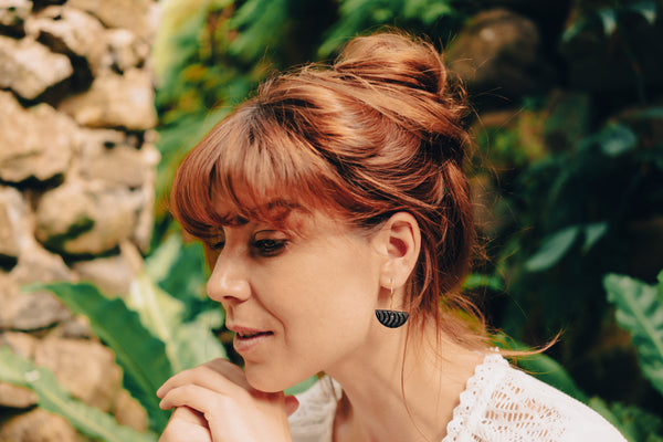 Dangle Hoop Earrings | The Holly | Luna Ray Jewellery