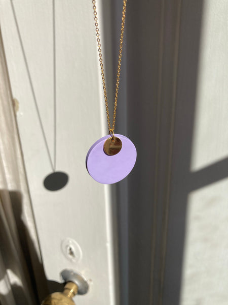 Unique Handmade Necklaces | The Eclipse (Lilac) | Luna Ray Jewellery